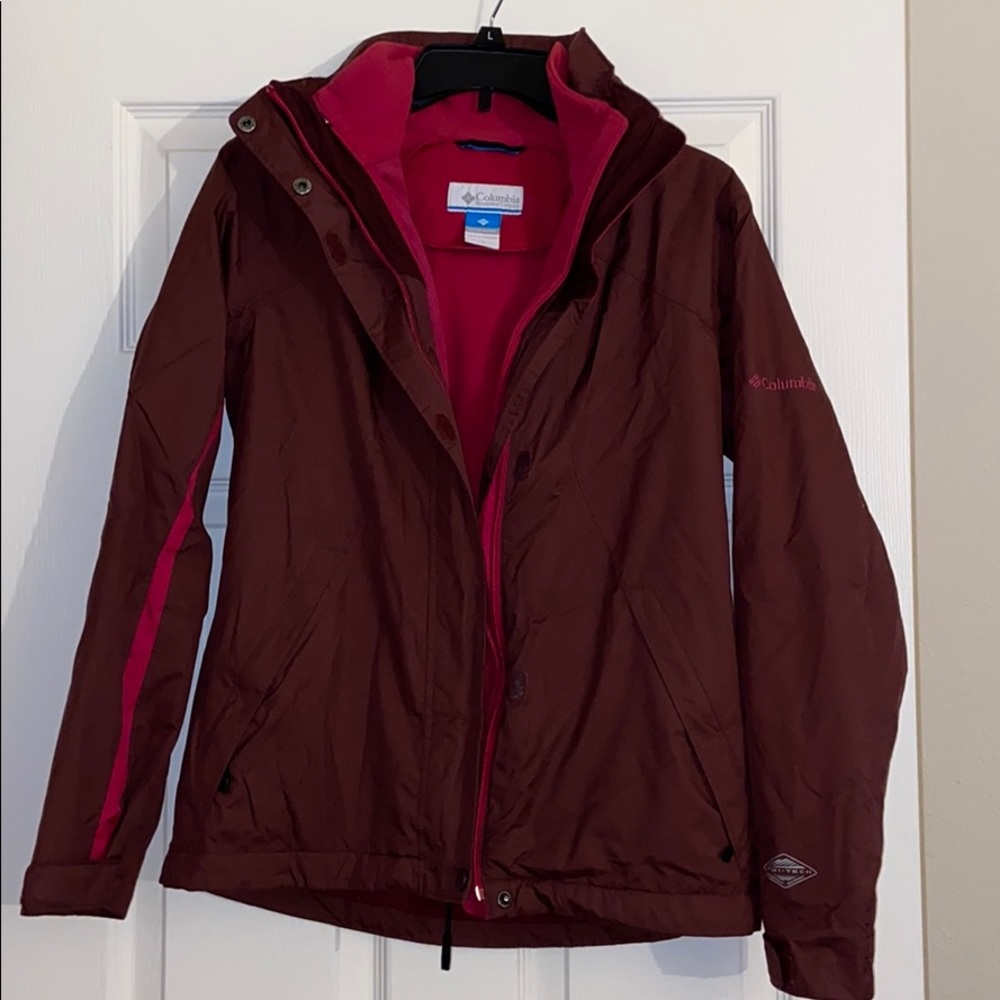EUC Columbia 3in1 Interchange Jacket - XS